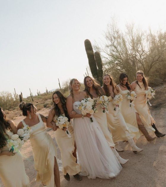 Sun Touched and Inviting Wedding at Desert Foothills