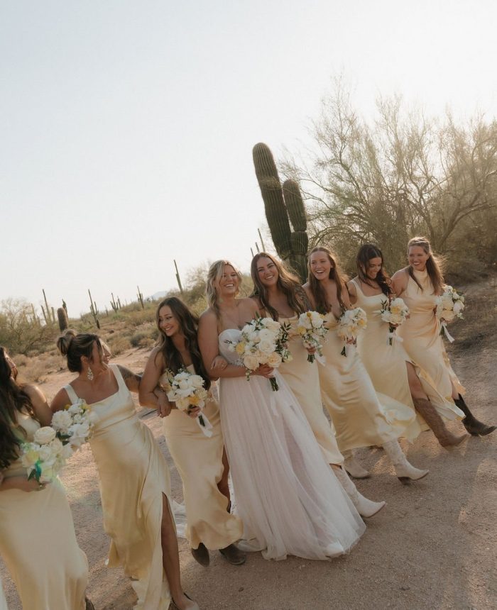 Sun Touched and Inviting Wedding at Desert Foothills