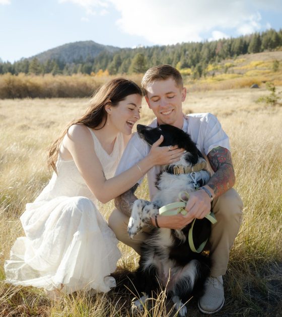 Softly Lit Engagement Session in Lake Tahoe’s Fields