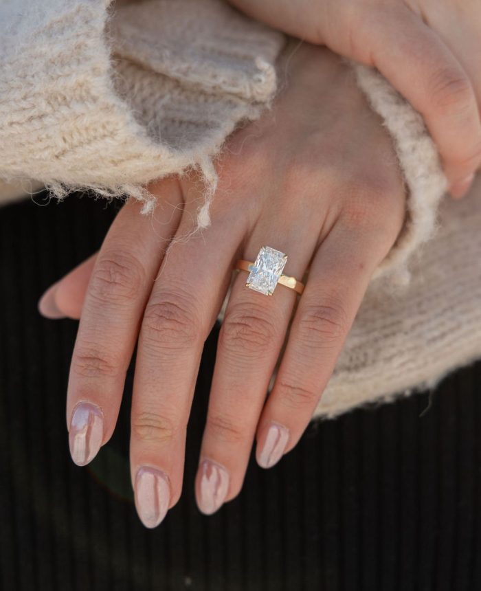 Luminous Breckenridge Proposal with Snowy Alpine Scenery