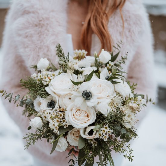Pretty Snow-Dusted “I Do’s” at a Breckenridge Resort