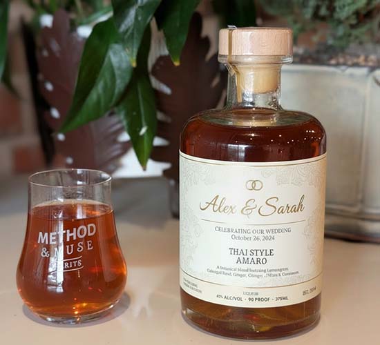 Method and Muse Craft Distillery: Custom Wedding Spirits and Tasting Room Rentals
