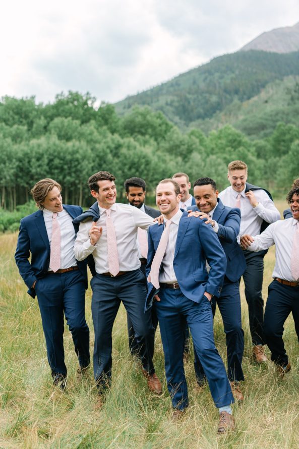 Pastel summer wedding Pine Creek Cookhouse rocky mountain bride17