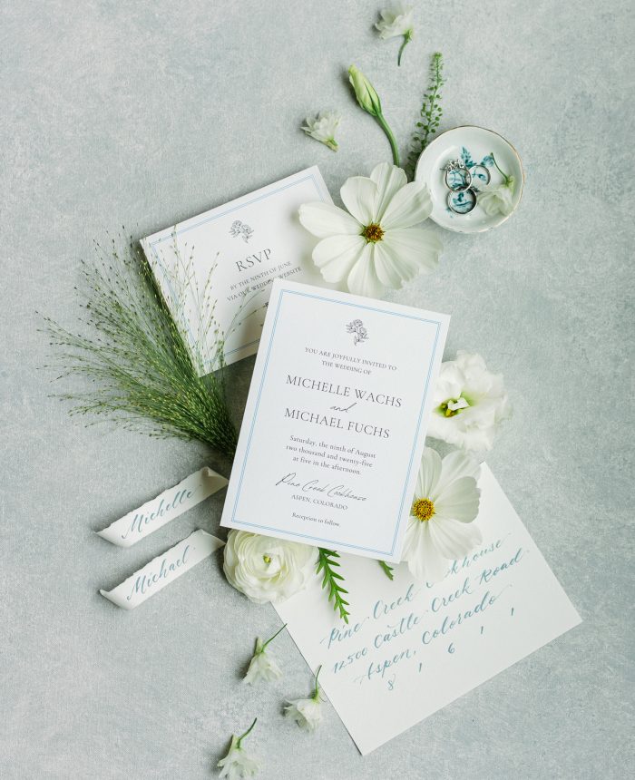 Aspen Wedding Day Infused with Pretty Pastel Wildflowers