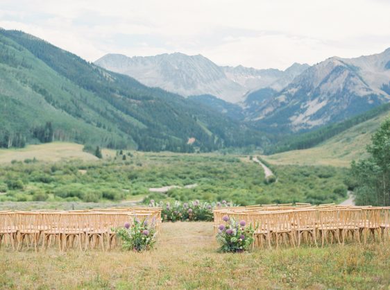 Pastel summer wedding Pine Creek Cookhouse rocky mountain bride20