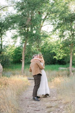 Pastel summer wedding Pine Creek Cookhouse rocky mountain bride60