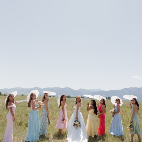 Pretty Summer Wedding Against Colorado’s Mountain Landscape