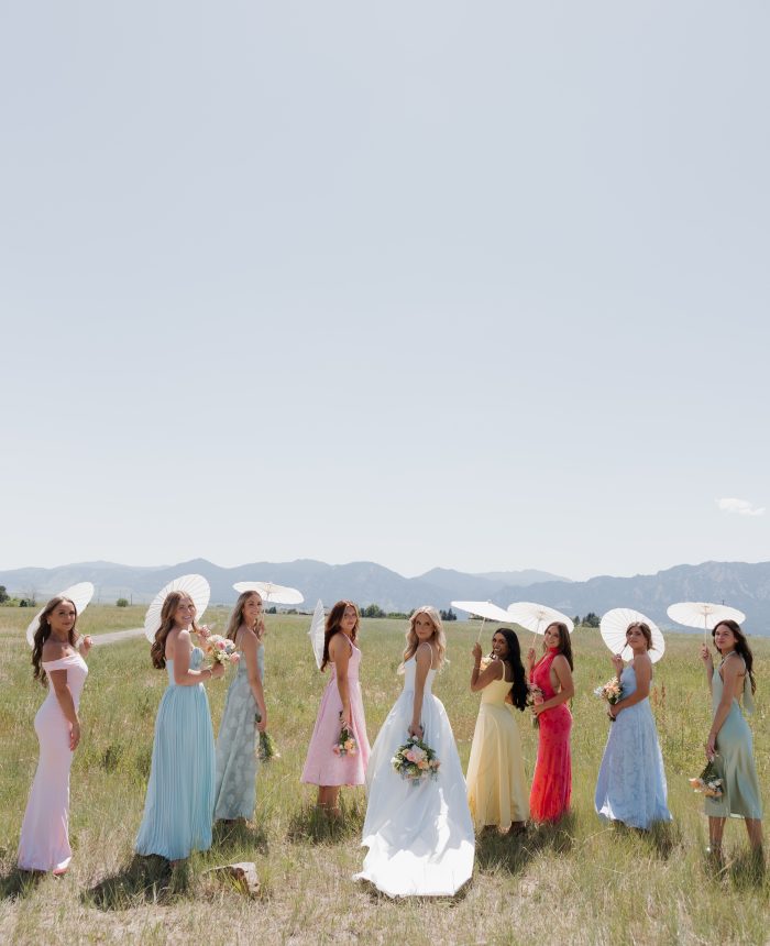 Pretty Summer Wedding Against Colorado’s Mountain Landscape