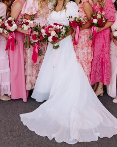 Utah pink and red wedding Ally J Photo rocky mountain bride1