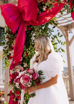 Utah pink and red wedding Ally J Photo rocky mountain bride12