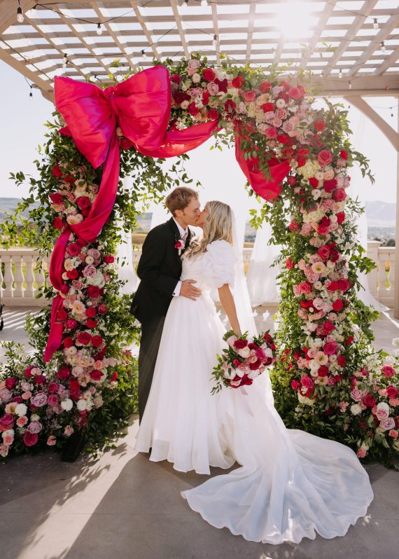Utah pink and red wedding Ally J Photo rocky mountain bride14