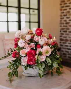 Utah pink and red wedding Ally J Photo rocky mountain bride17