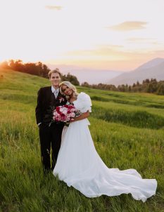 Utah pink and red wedding Ally J Photo rocky mountain bride40
