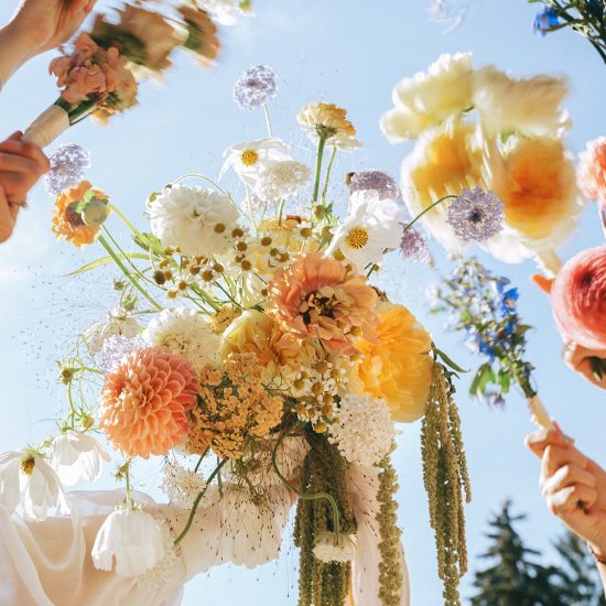 Lovely British Columbia Tented Wedding with Soft Blooms
