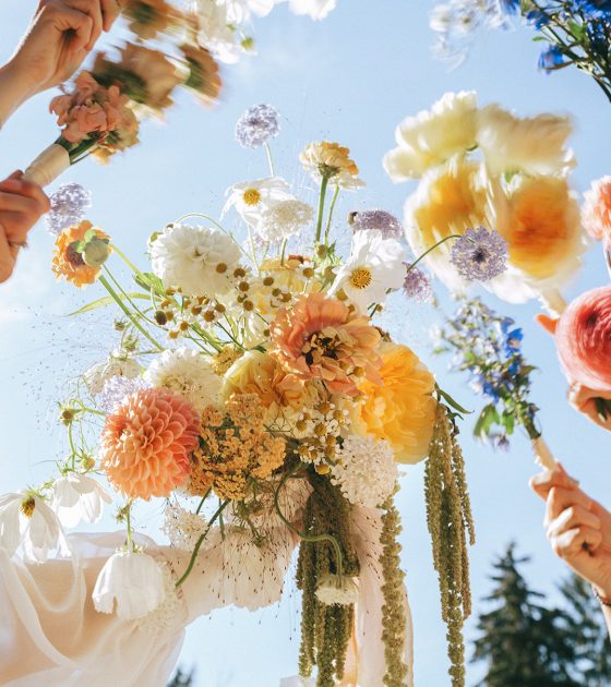 Lovely British Columbia Tented Wedding with Soft Blooms