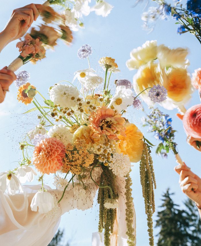 Lovely British Columbia Tented Wedding with Soft Blooms