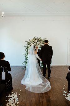 Aldea Weddings at The Landmark winter wedding Cloud 9 Blooms rocky mountain bride18
