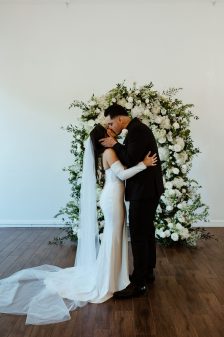 Aldea Weddings at The Landmark winter wedding Cloud 9 Blooms rocky mountain bride20