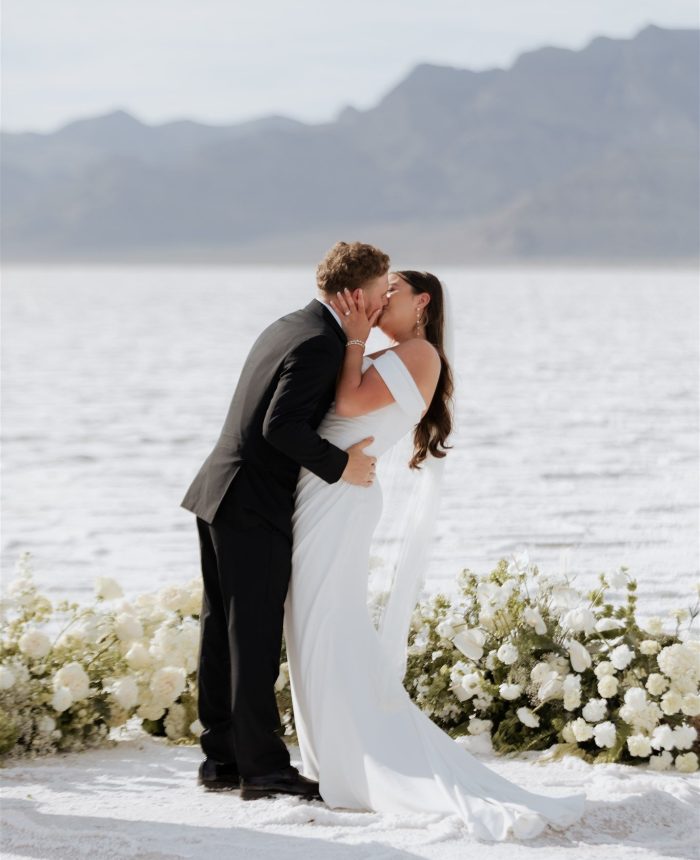 A Striking Salt Flats Wedding Beneath the Open Utah Sky