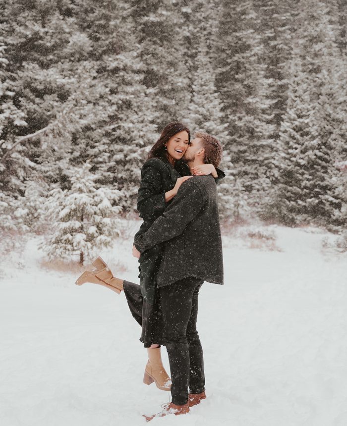A Snowy and Sentimental Salt Lake City Proposal