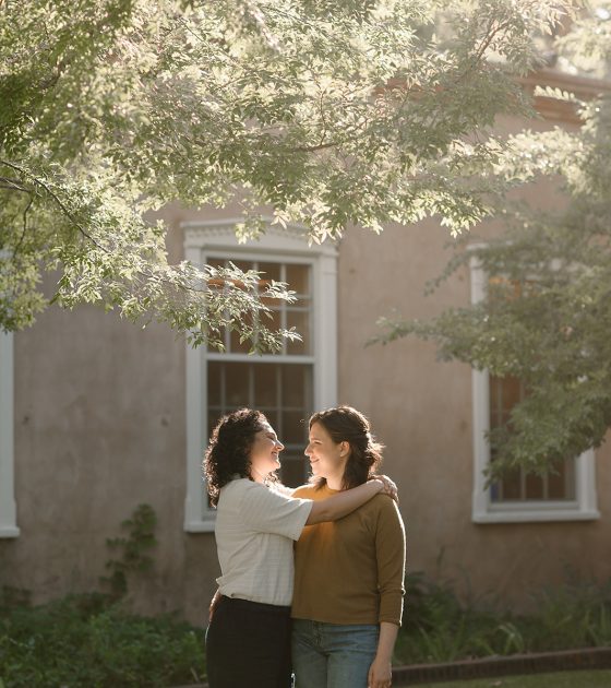 Charming Garden Engagement Session in Albuquerque