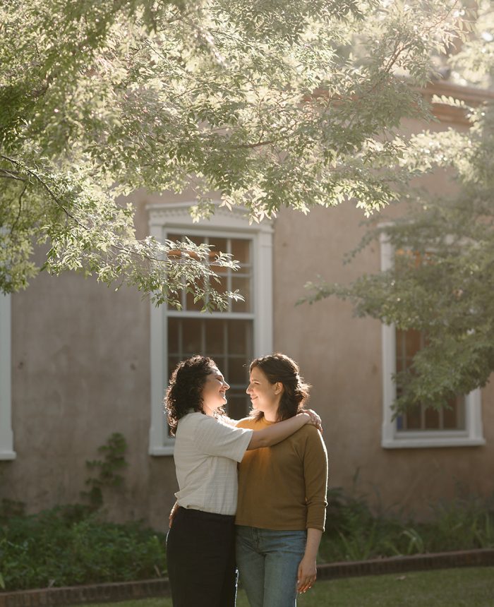 Charming Garden Engagement Session in Albuquerque