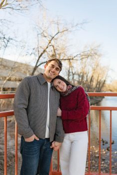 Idaho winter engagement session rocky mountain bride15