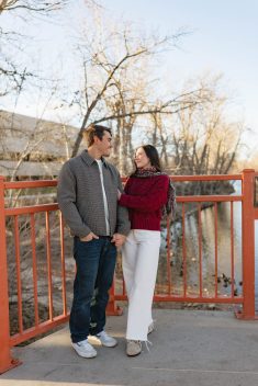 Idaho winter engagement session rocky mountain bride16
