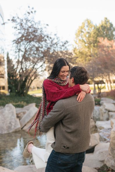 Idaho winter engagement session rocky mountain bride20