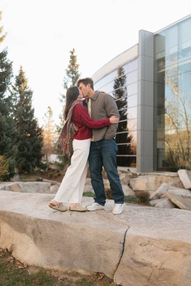 Idaho winter engagement session rocky mountain bride22
