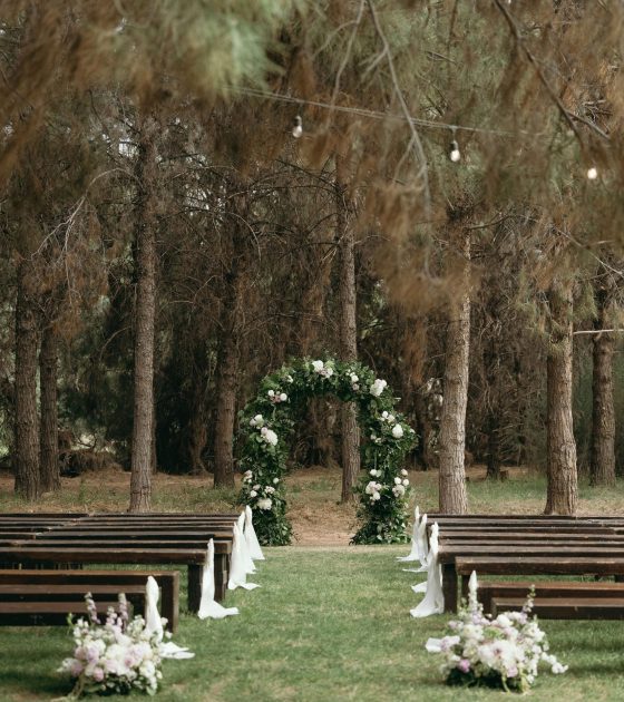 A Romantic Arizona Wedding Layered with Soft Lavender Blooms