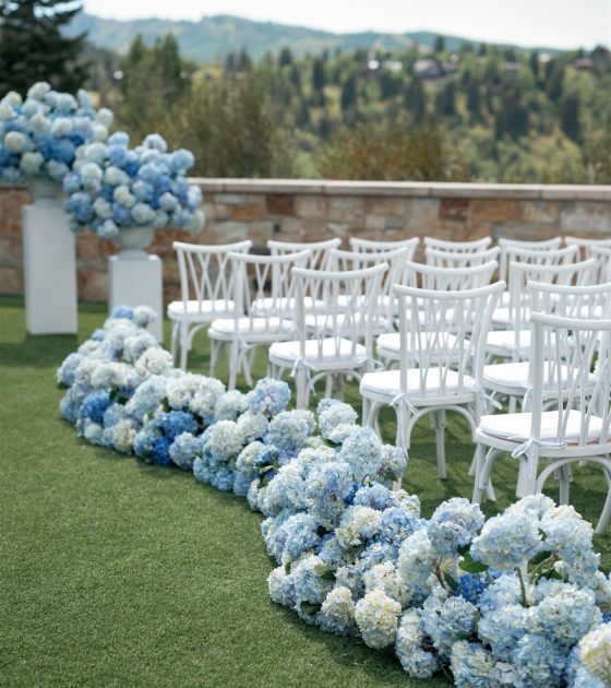 Lavishly Blue and Green St. Regis Deer Valley Wedding