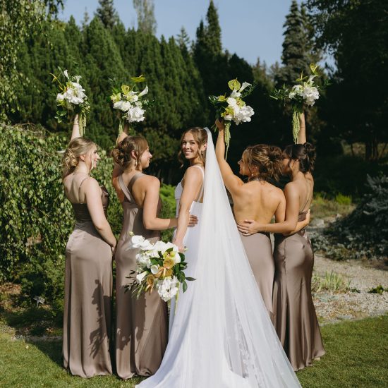 Beautiful Alberta Garden Wedding with Italian Touches