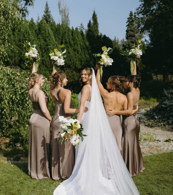 Beautiful Alberta Garden Wedding with Italian Touches