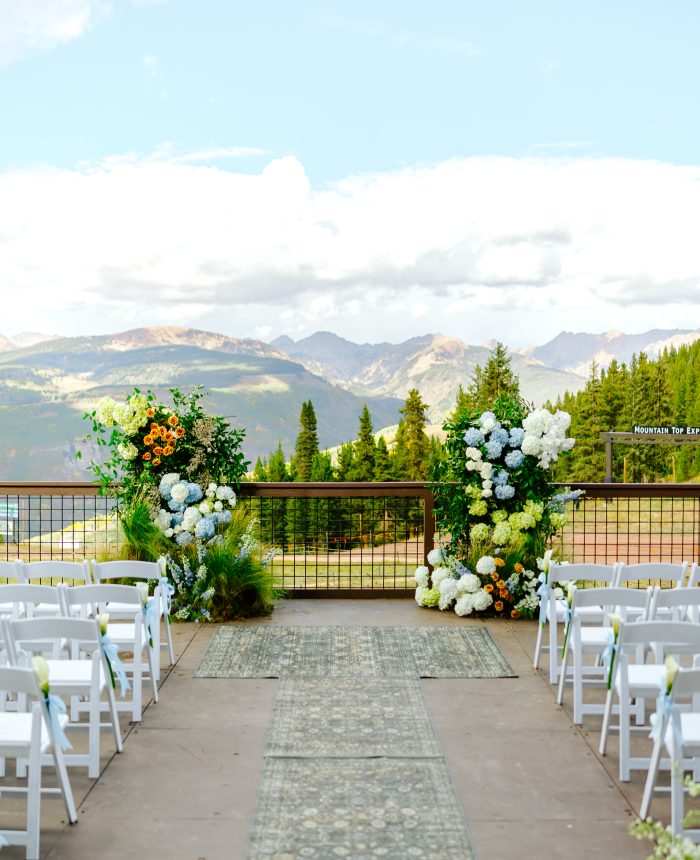 Rich and Stunning Vail Wedding with Green Accents