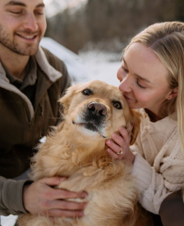 Candid and Cozy Winter Engagements in Utah