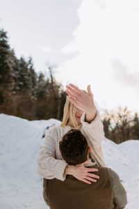 Bri Parkin Photography winter engagements in utah rocky mountain bride22
