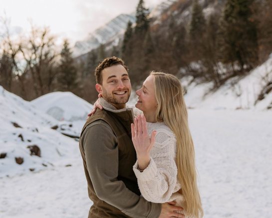 Bri Parkin Photography winter engagements in utah rocky mountain bride25