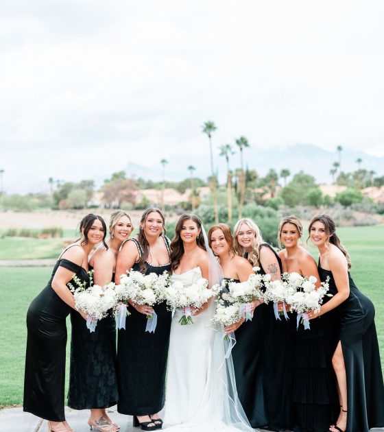 Sleek Summer Wedding at a Country Club in Las Vegas