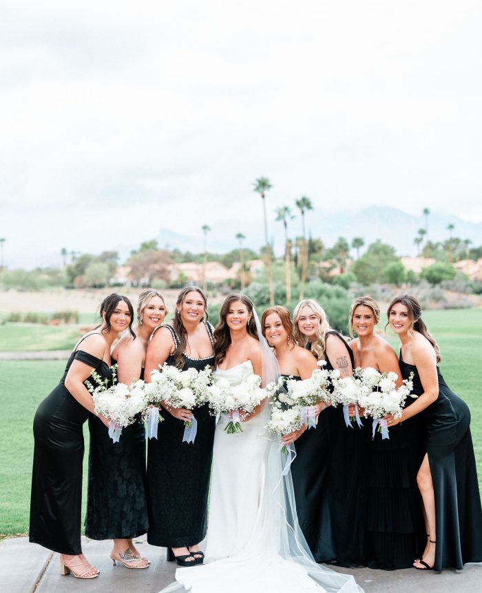 Sleek Summer Wedding at a Country Club in Las Vegas