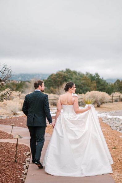 Four Seasons Resort Rancho Encantado Santa Fe winter wedding Maura Jane Photography rocky mountain bride18