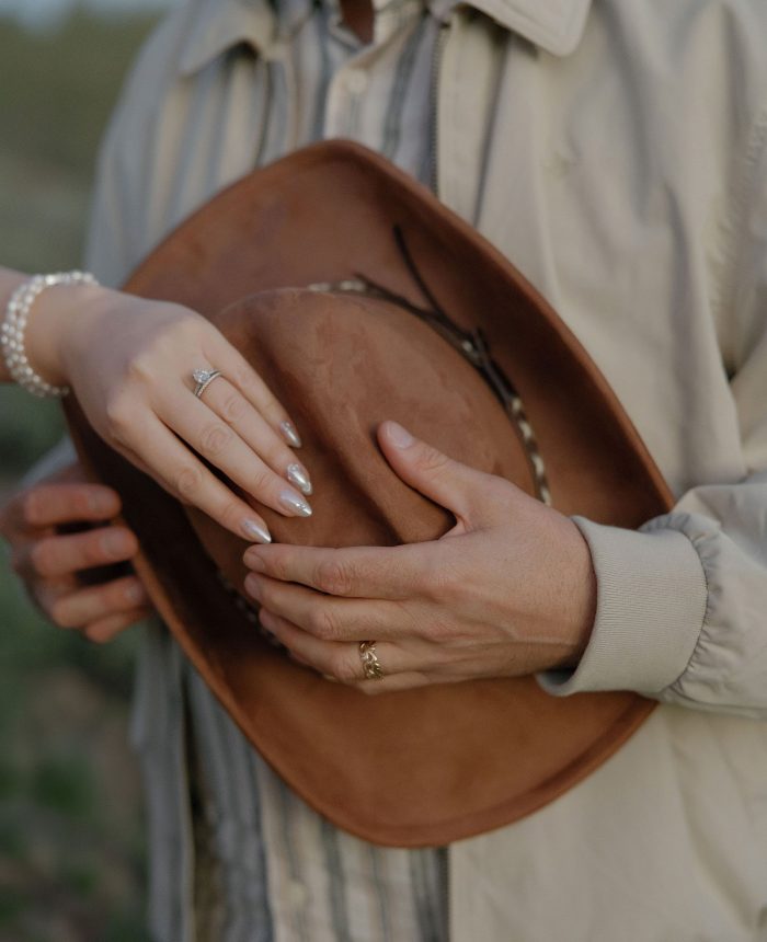 Desert-Cool Engagement Session in the Sonoran Desert