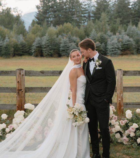 Polished and Airy Wedding at a Private Residence in Idaho