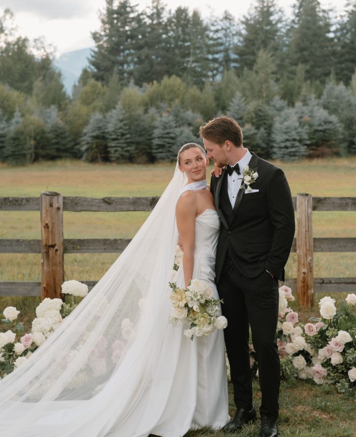 Polished and Airy Wedding at a Private Residence in Idaho