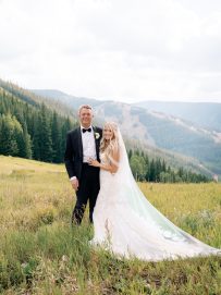 The Chapel at Beaver Creek and Aubrey & Brandon Visuals summer wedding rocky mountain bride2