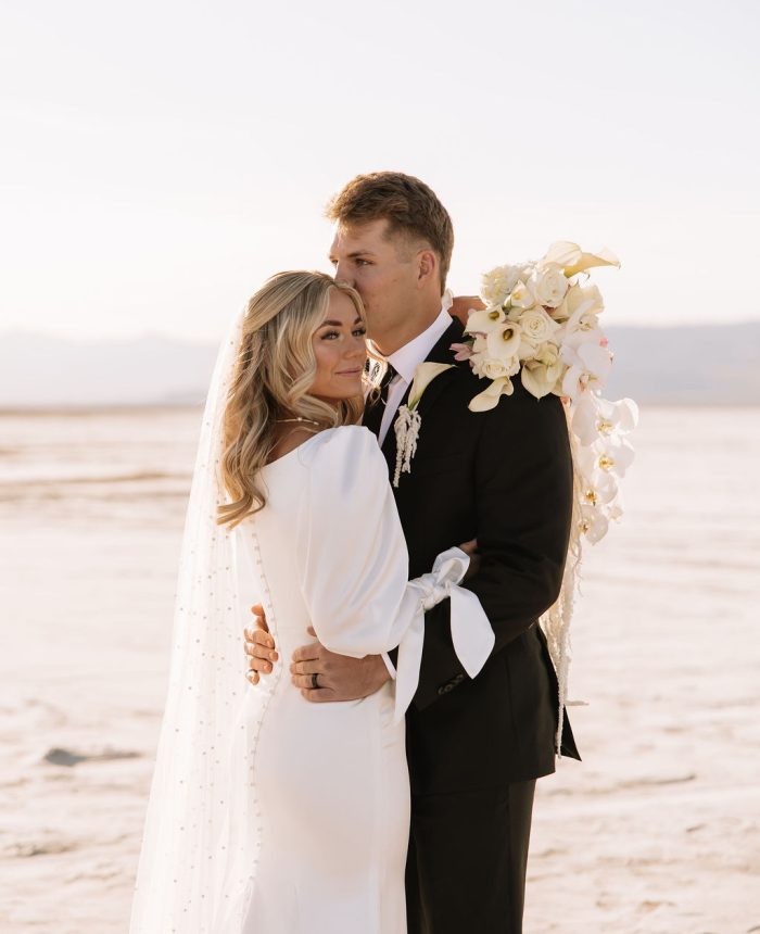 Quiet and Polished Bridals at Bonneville Salt Flats