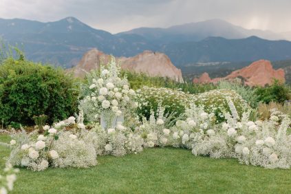 Garden of the Gods Resort summer wedding SK Events rocky mountain bride29