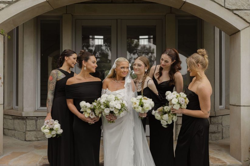 Greystone Castle summer wedding rocky mountain bride27