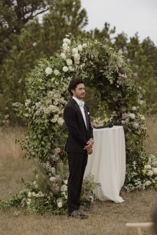 Greystone Castle summer wedding rocky mountain bride33