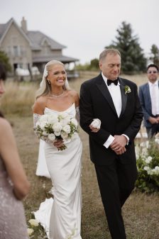 Greystone Castle summer wedding rocky mountain bride35